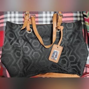 Nine West Hexagon Shoulder Bag Tote